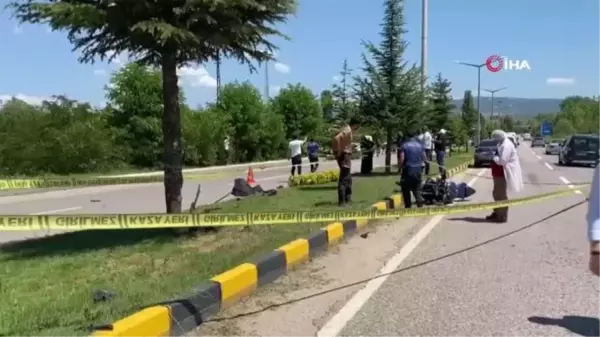 Son dakika haberleri: Kontrolden çıkarak devrilen motosikletin sürücüsü hayatını kaybetti