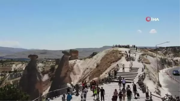 Kapadokya'da bayram öncesi yoğunluk yaşanıyor