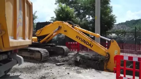 Yağmur suyu drenaj hattı projesinin yıl sonuna kadar bitirilmesi hedefleniyor