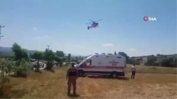 Son dakika haberleri! Ağır yaralanan kadın ambulans helikopterle hastaneye yetiştirildi