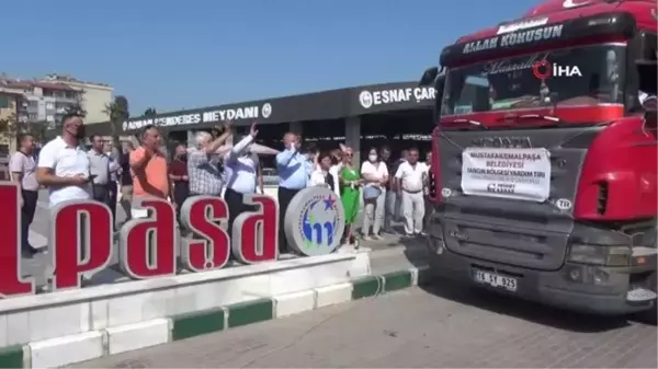 Mustafakemalpaşa'dan Muğla'ya yardım eli