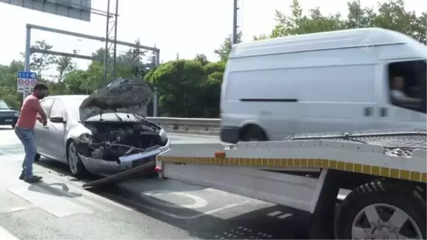 Beykoz'daki trafik kazasında 1 kişi yaralandı