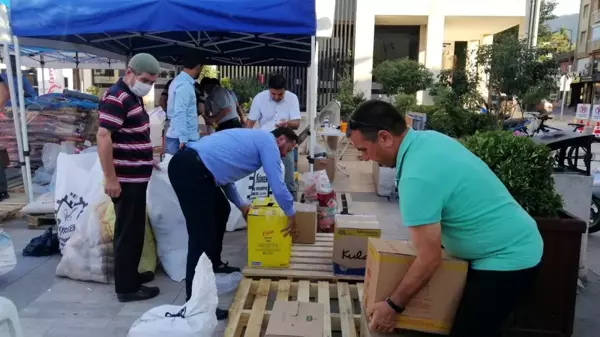 Sındırgı'dan Karadeniz'e yardım eli