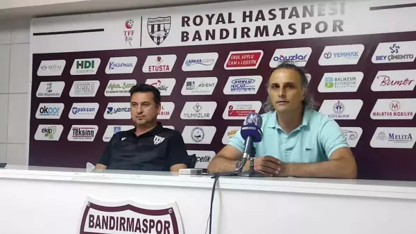 Son Dakika | Bandırmaspor Teknik Direktörü Gürsel: 