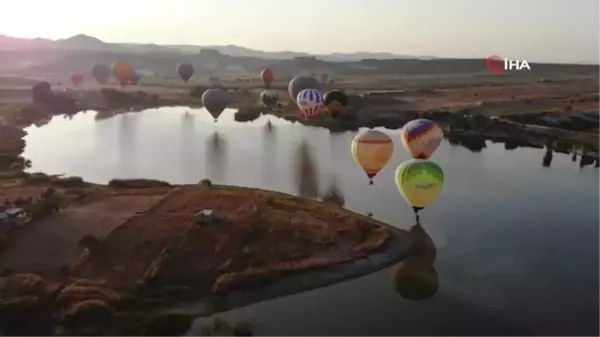 Şanlı zaferin coşkusu gökyüzünde yaşanmaya başladı