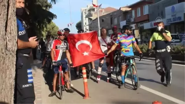 Ödemiş'te pedallar kurtuluş bayramı için çevrildi