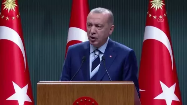 Cumhurbaşkanı Erdoğan, Kabine Toplantısı'nın ardından millete seslendi: (3)