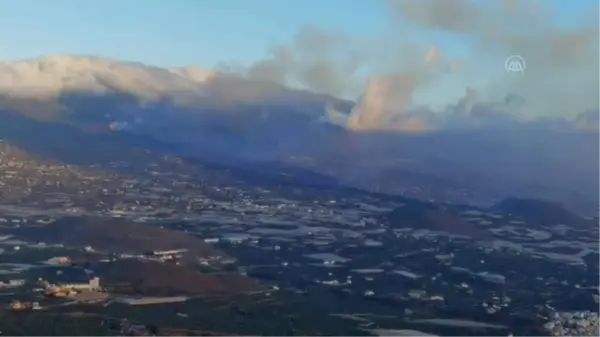 Cumbre Vieja Yanardağı lav püskürtmeye devam ediyor