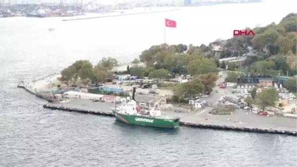 GREENPEACE'İN BUZKIRAN GEMİSİ MV ARCTİC SUNRİSE İSTANBUL'DA