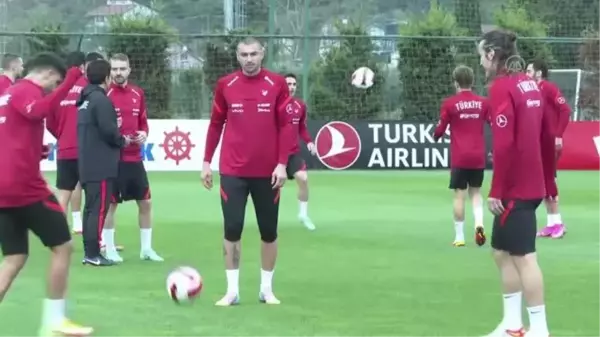 A Milli Futbol Takımı, Norveç ve Letonya ile oynayacağı maçların hazırlıklarına devam etti