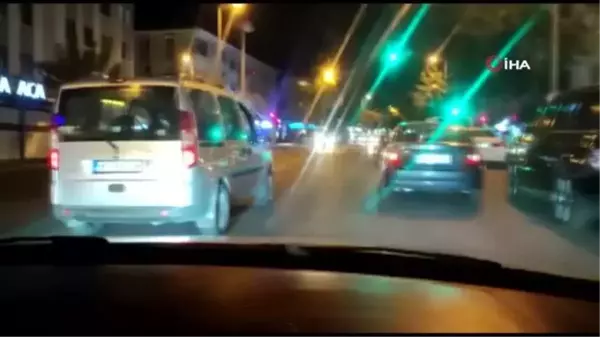 Aracı polislerin üzerine süren şahsın ehliyetsiz olduğu ortaya çıktı