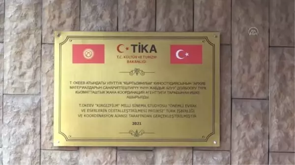 TİKA'dan, Kırgızistan'da Milli Sinema Stüdyosu'na destek