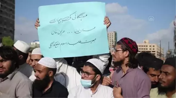 Pakistan'da enflasyon protestosu