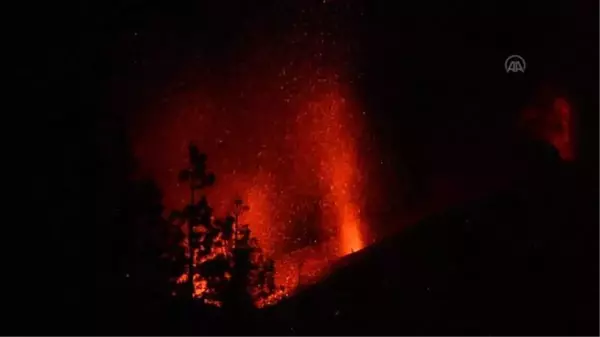 La Palma Adası'nda volkandan çıkan lavlar 33 günde 2 bin 185 binayı kül etti