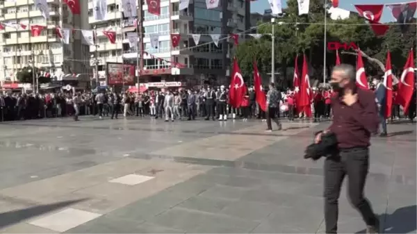 ANTALYA'DA 29 EKİM KUTLAMALARI ÇELENK TÖRENİYLE BAŞLADI