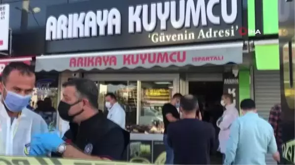 Antalya'da kuyumcu soygununda cinayet anı kamerada