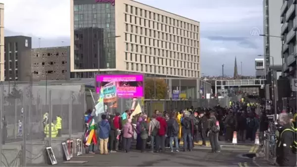 Çevrecilerden BM İklim Değişikliği Konferansı Liderler Zirvesi öncesi protesto