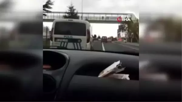 Son dakika haberi... Trafikte makas atıp video paylaşımı yapan maganda kamerada