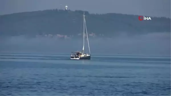 Çanakkale Boğazı sis nedeniyle gemi trafiğine kapalı