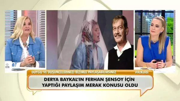 Derya Baykal 'Güle güle ustam' mesajıyla ilgili konuştu