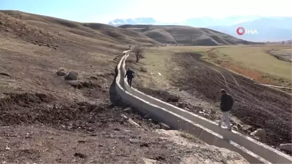 Suüstü Köyü'nün 60 yıllık su kanalı sıkıntısı sona erdi