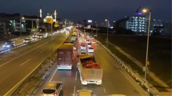 Beylikdüzü'nde trafik yoğunluğu