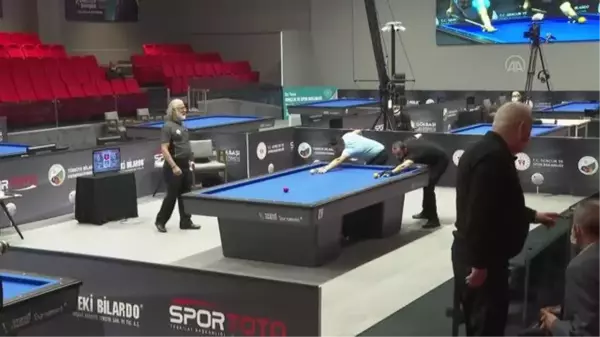 Türkiye 3 Bant Erkekler Bilardo Şampiyonası'nın 2. etabı sona erdi