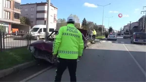 Son dakika: Samsun'da zincirleme kaza: 2 yaralı