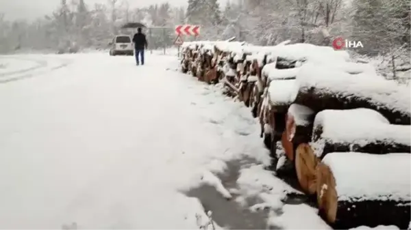 Bartın'a sezonun ilk karı düştü