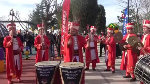 3 buçuk milyonluk Cevher Dudayev Parkı törenle açıldı