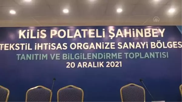 Polateli Şahinbey Tekstil İhtisas Organize Sanayi Bölgesi bilgilendirme toplantısı