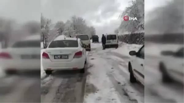 Kastamonu'da sahilde fırtına, yüksek kesimlerde kar yağışı etkili oluyor