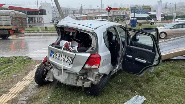 Samsun'daki trafik kazasında 1 kişi öldü, 4 kişi yaralandı