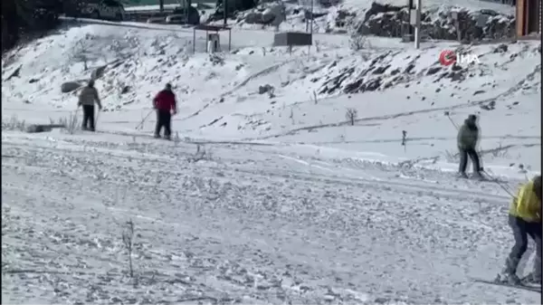 Sarıkamış Kayak Merkezine yoğun ilgi