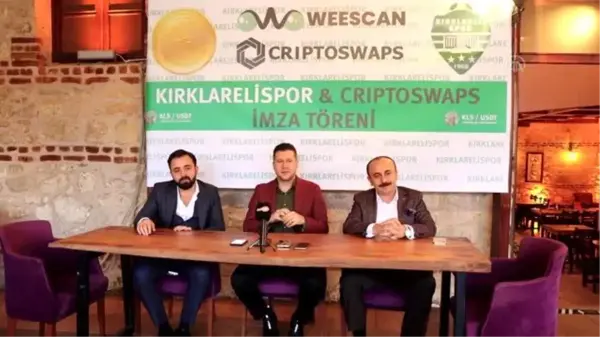 Kırklarelispor, kripto para ve isim sponsorluğu anlaşması imzaladı