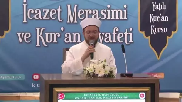 Tarihi Ulu Cami'de hafızlık icazet töreni düzenlendi