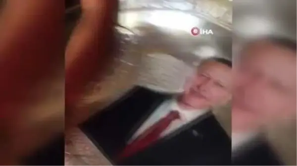 Cumhurbaşkanı Erdoğan'a üzerinde portresi bulunan bakır tepsiyi hediye etmek istiyor