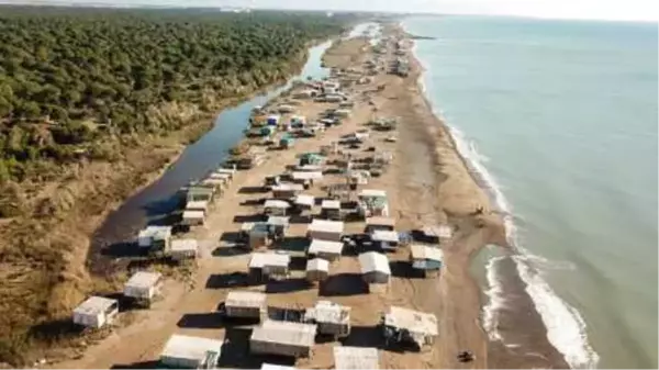 Caretta caretta kumsalı, kaçak barakayla doldu! Bu yılki yumurtaların yüzde 56,9'u bozuk çıktı