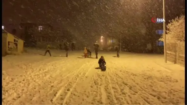 Bitlis'te kar yağışı etkili oluyor