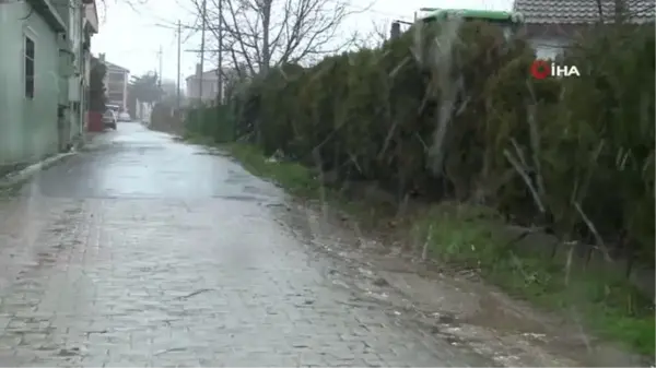 Silivri ve Çatalca'nın köylerinde kar yağışı başladı