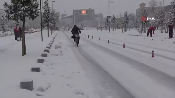 Kar yağışı Düzce'de de etkili oldu