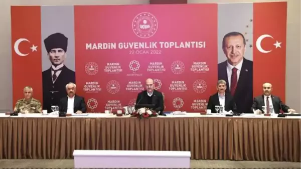 Son dakika gündem: BAKAN SOYLU'DAN MARDİN'DE İL GÜVENLİK TOPLANTISI