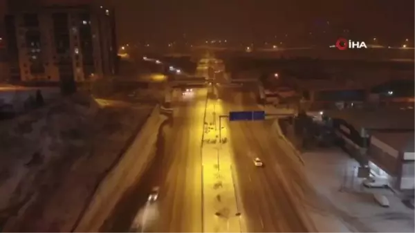 43 ilin geçiş güzergahında yoğun kar yağışı etkili oldu