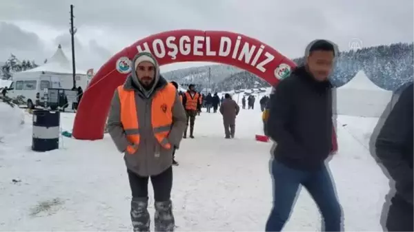 KASTAMONU - 1. Kastamonu Araç Yayla Kış Festivali başladı