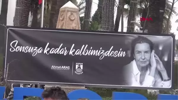 SANATÇI FATMA GİRİK, BODRUM'DA SON YOLCULUĞUNA UĞURLANDI