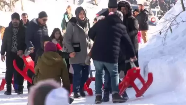 Akyazı'da Uludağ'ı aratmayan görüntüler