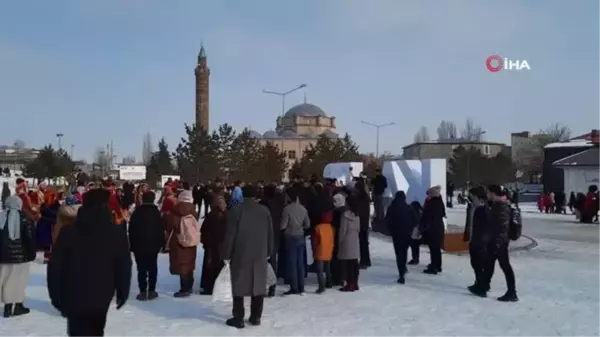 'Kafkas Dansı' karla buluştu, Doğu Ekspresi yolcuları unutulmaz bir gün yaşadı