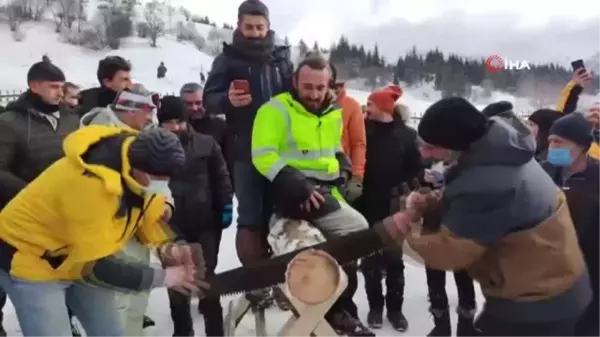 Sakin Şehir Şavşat'ta kış şenlikleri renkli görüntülere sahne oldu