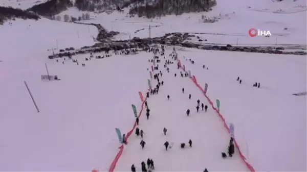 Ordu'da kar festivalinde binlerce insan yaylaya akın etti