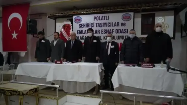 Polatlı Şehiriçi Taşıyıcılar ve Emlakçılar Esnaf Odası Başkanlığı'na Akkaya seçildi